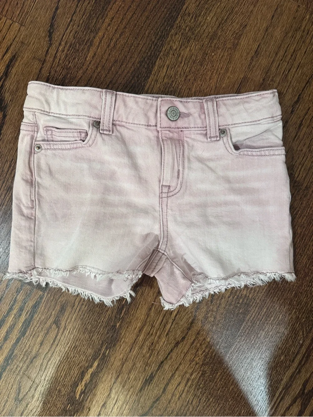 Kids Pink, Jean & Rust Casual Shorts Trio - 3-Pack